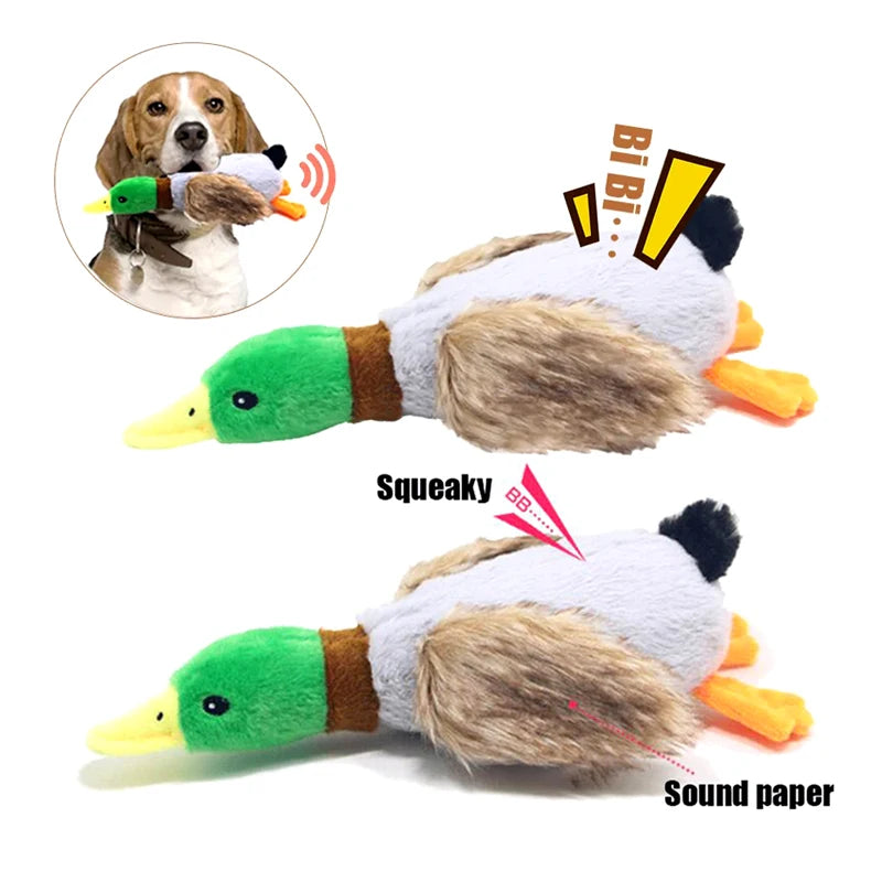 Plush Squeaky Duck Toy