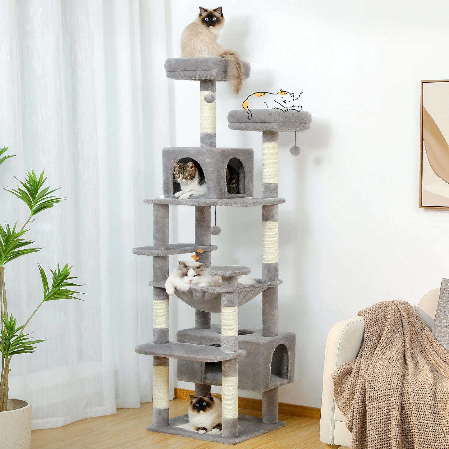 Multi-Level Cat Tree